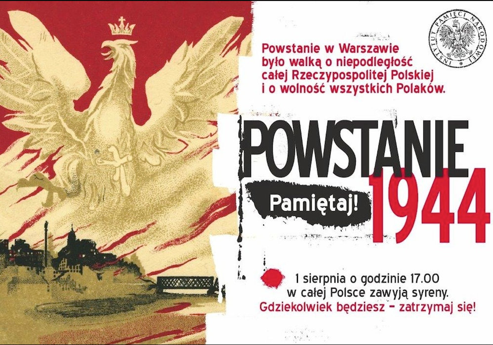 Rocznica Powstania Warszawskiego – syrena w godzinę “W”