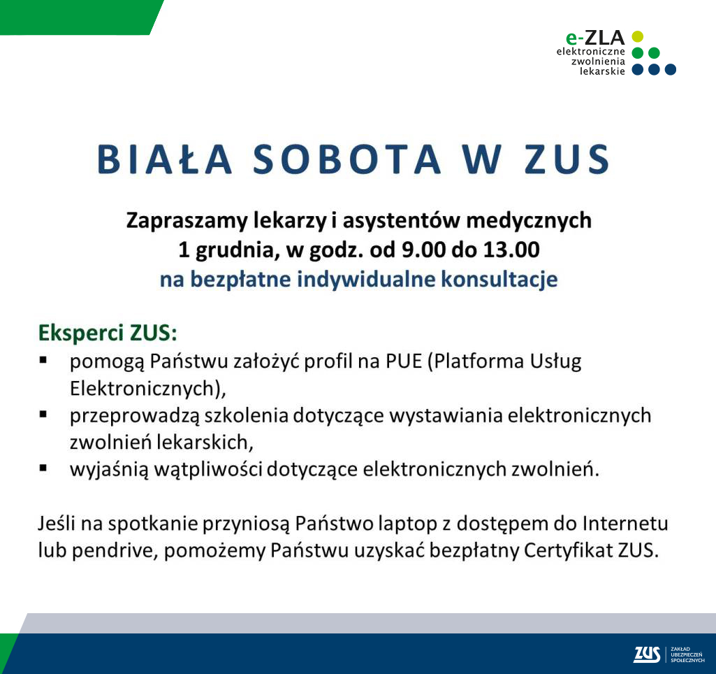 E-zwolnienia: ZUS pracuje dłużej