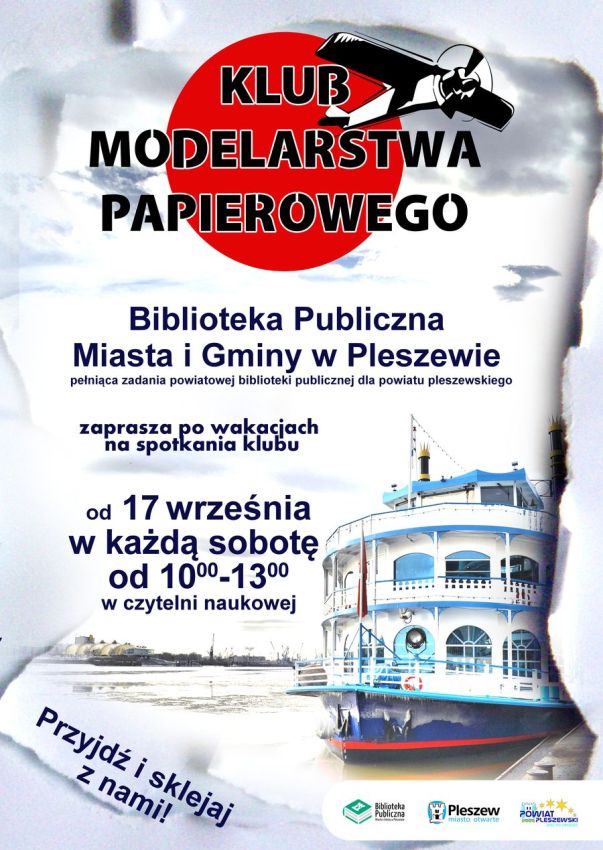 Sobota: Klub Modelarstwa Papierowego