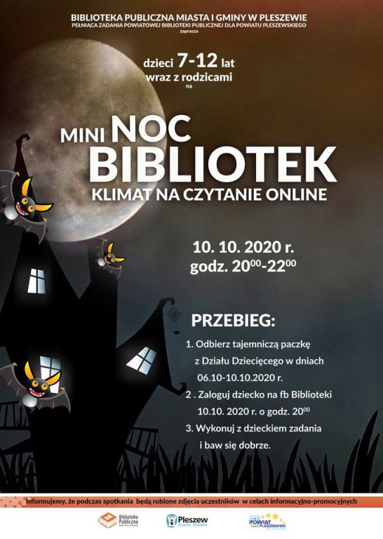 plakat noc bibliotek