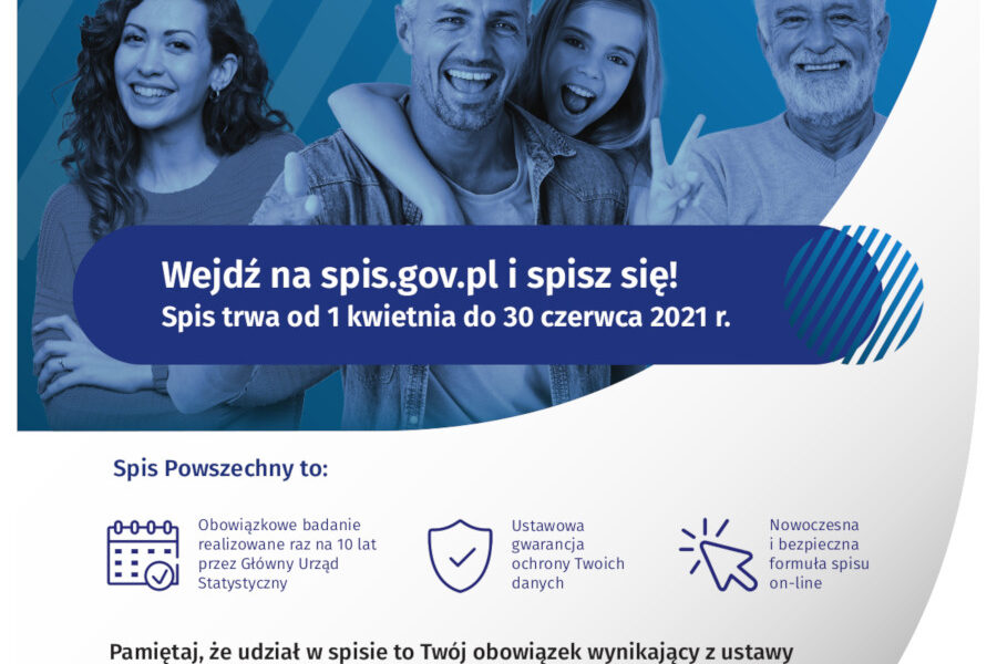 plakat Spisu Powszechnego 2021