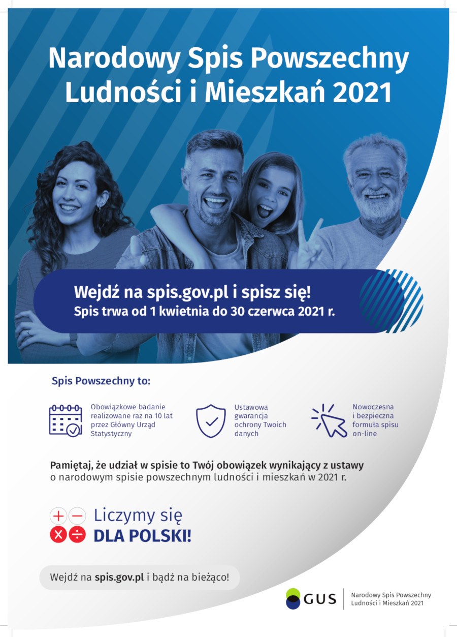 plakat Spisu Powszechnego 2021