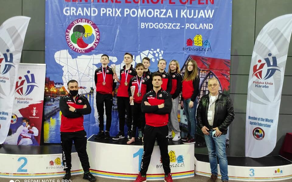 Zawodnicy z Pleszewa podczas turnieju w Bydgoszczy